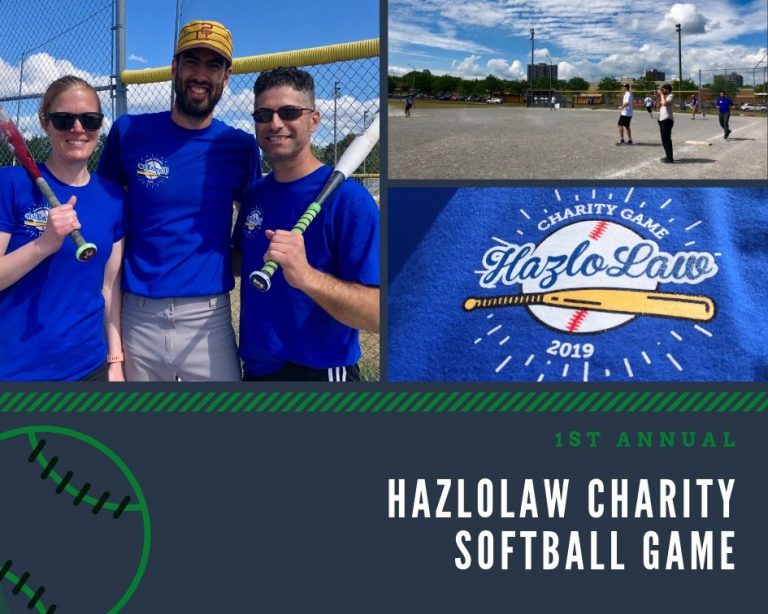 The Hazlolaw Charity softball team