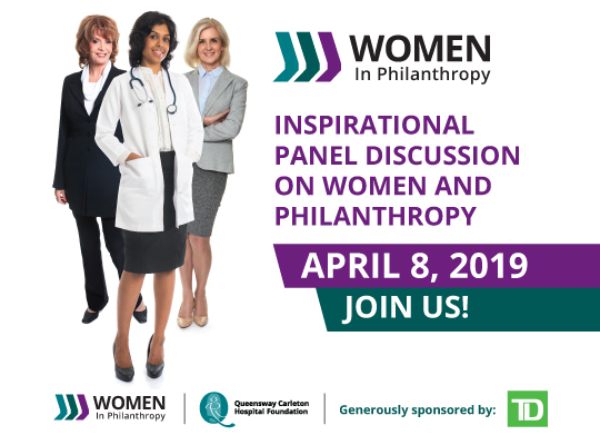 Ad for Women in Philanthropy 2019