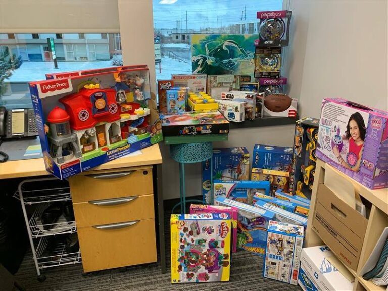 Toys and games to be donated to Angel Tree charity